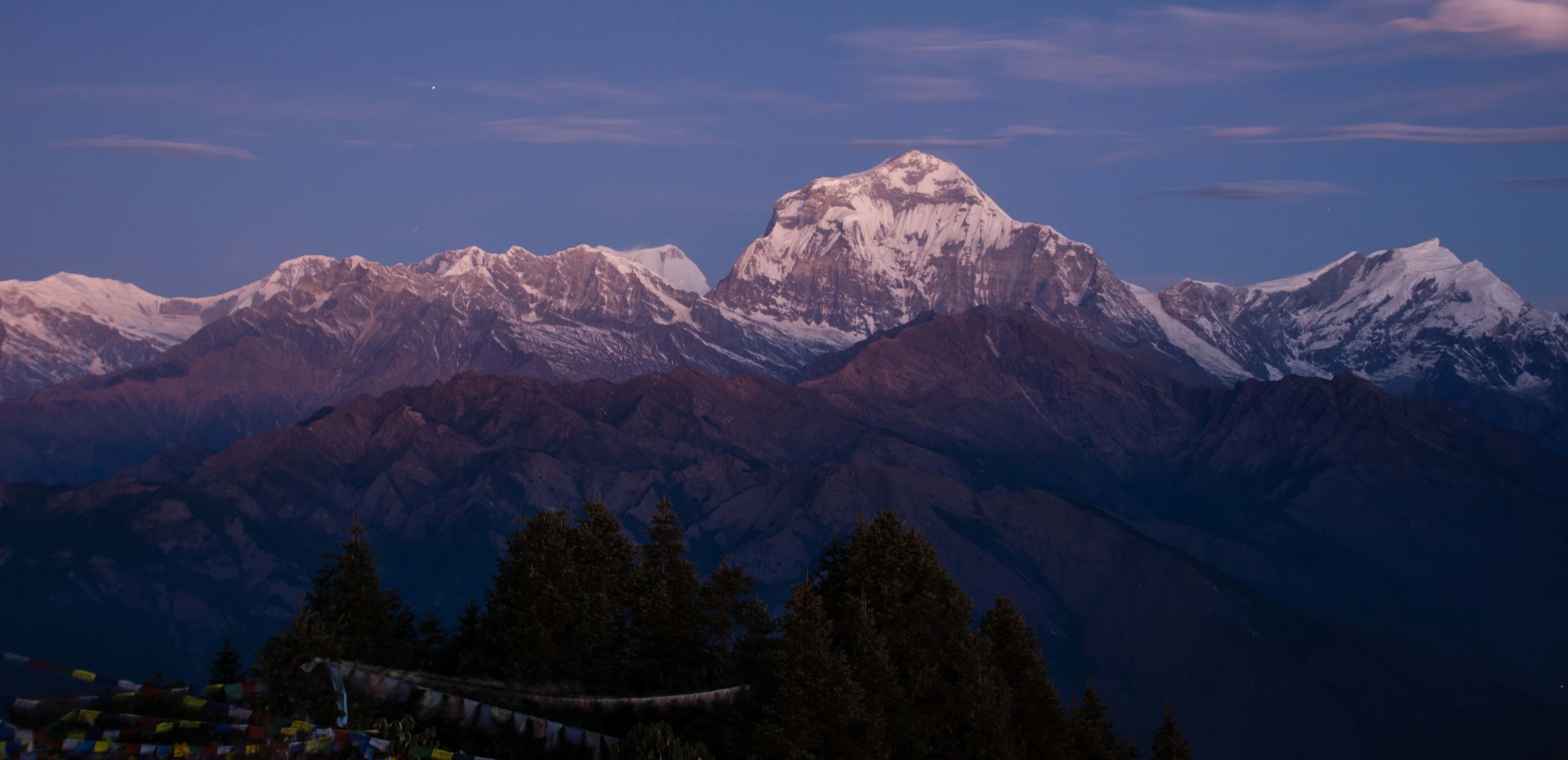 Himalayan Range during Annapurna Base Camp Trek