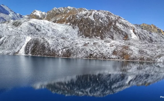 Background Image of Sinjenma Lake | The Beauty of Hidden Lake in Kanchenjunga