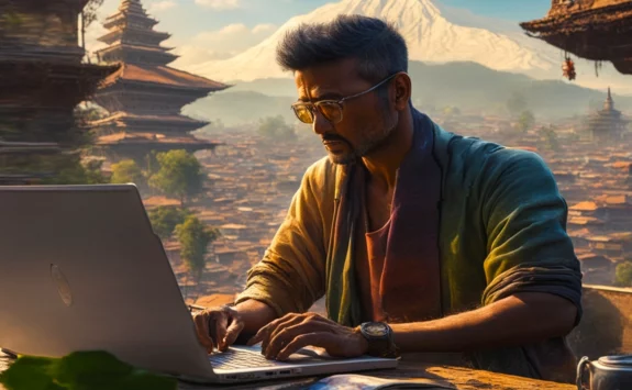 Background Image of Digital Nomads in Kathmandu