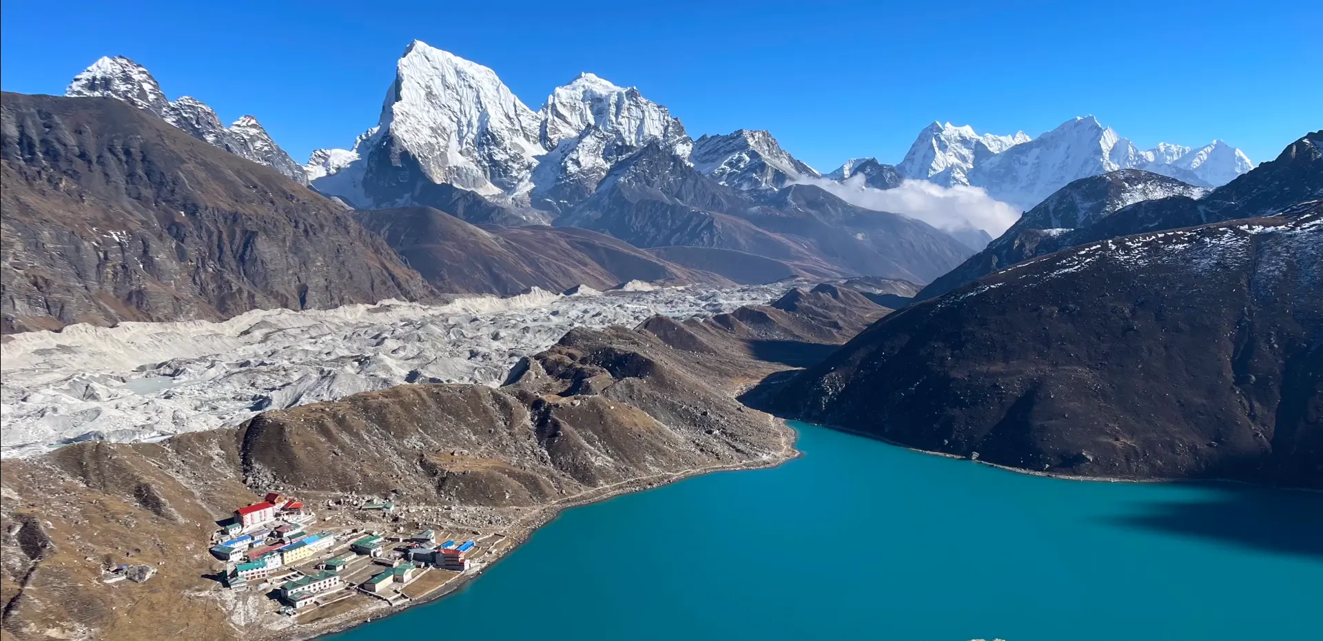Gokyo Valley from top