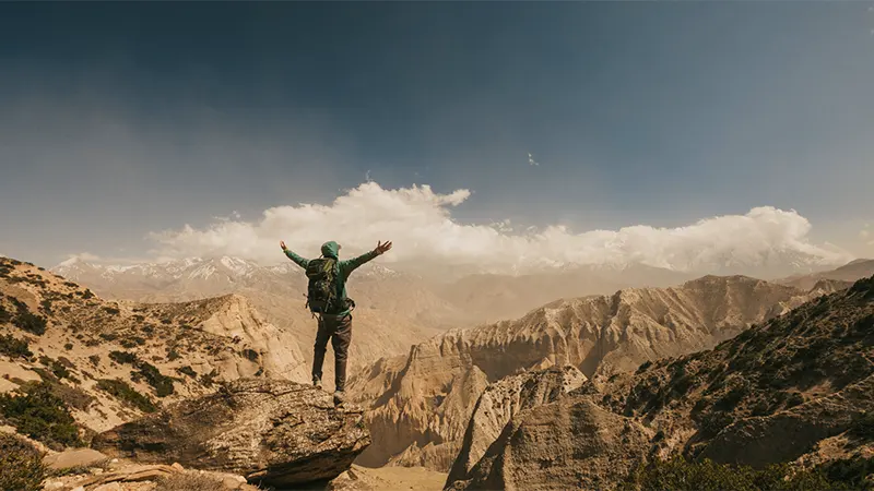 Pokhara to Mustang Distance