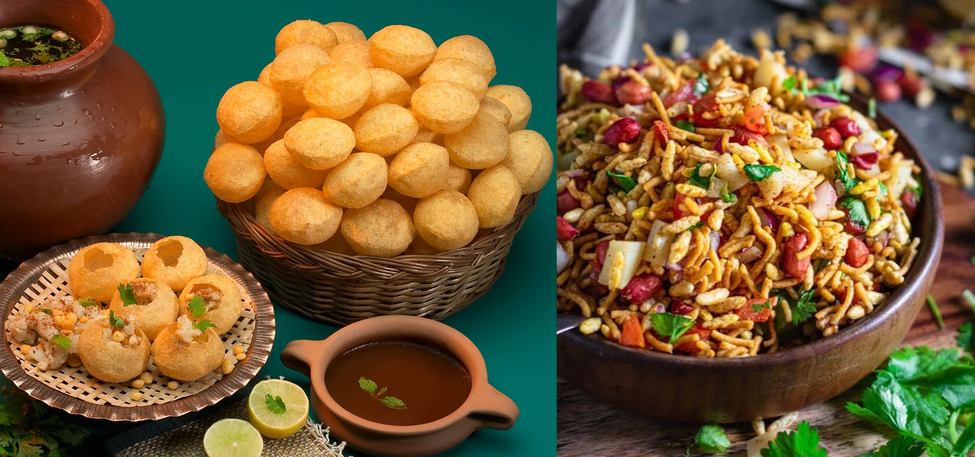Pani puri and Chatpate